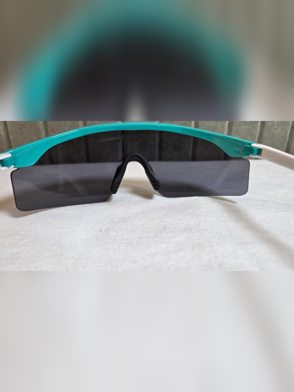 Oakley Razor Blades Heritage Sunglasses OO9140-11 Seafoam/Grey - Picture 6 of 10